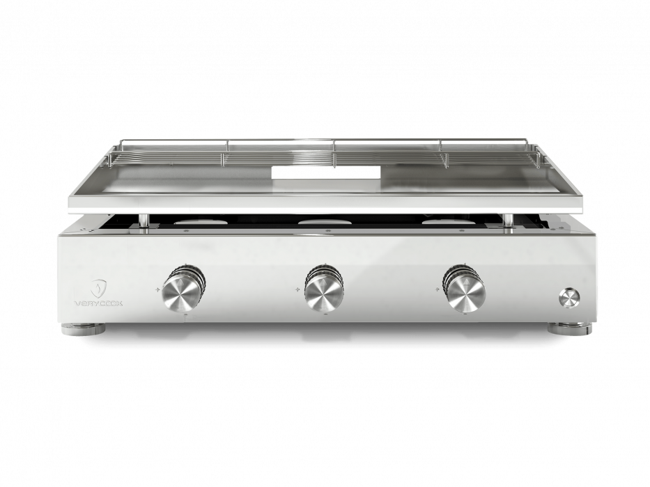 Plancha-Gasgrill SIMPLICITY 3 Brenner - Edelstahlplatte