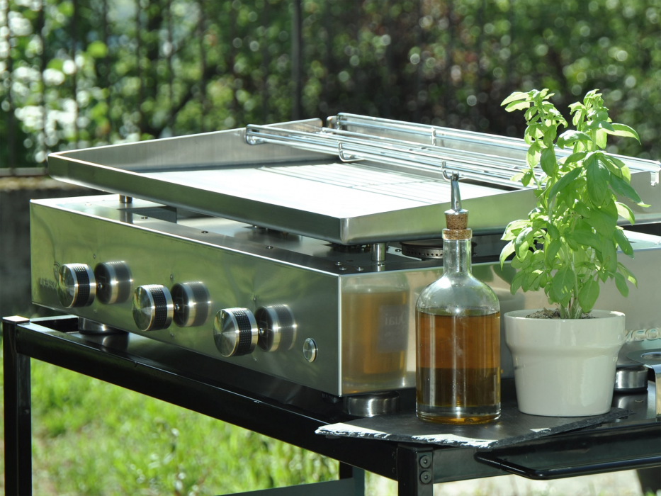 Plancha gaz inox 3 feux Simplicity