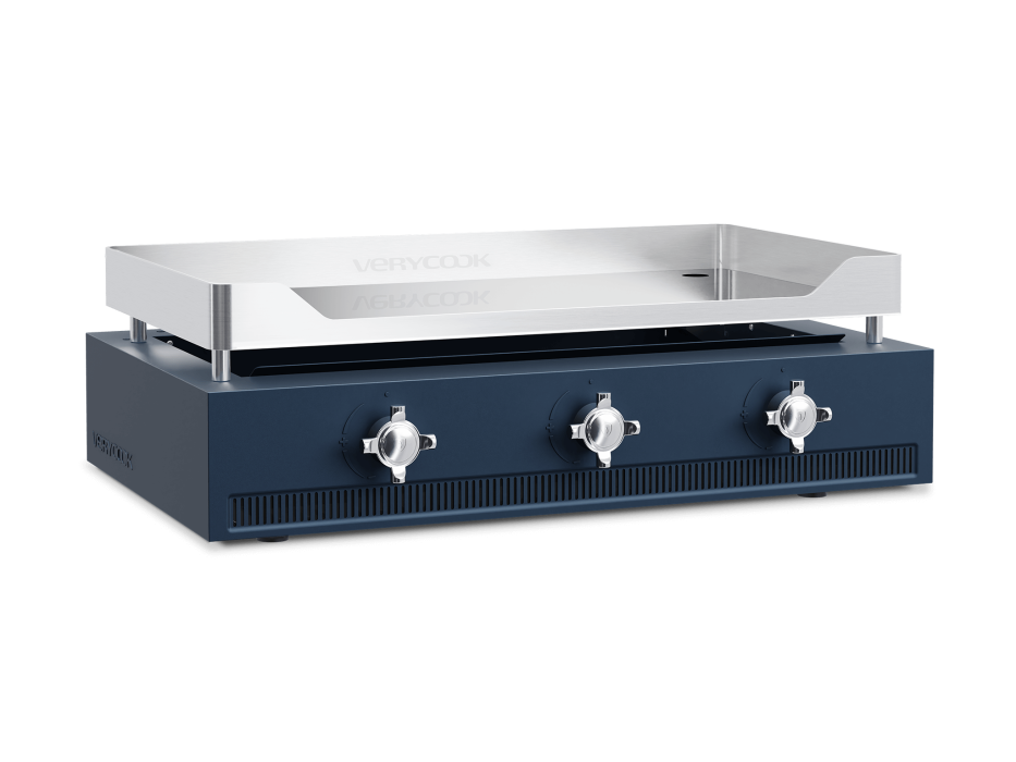 Plancha-Gasgrill Excellence 3 Brenner, Hartchromplatte
