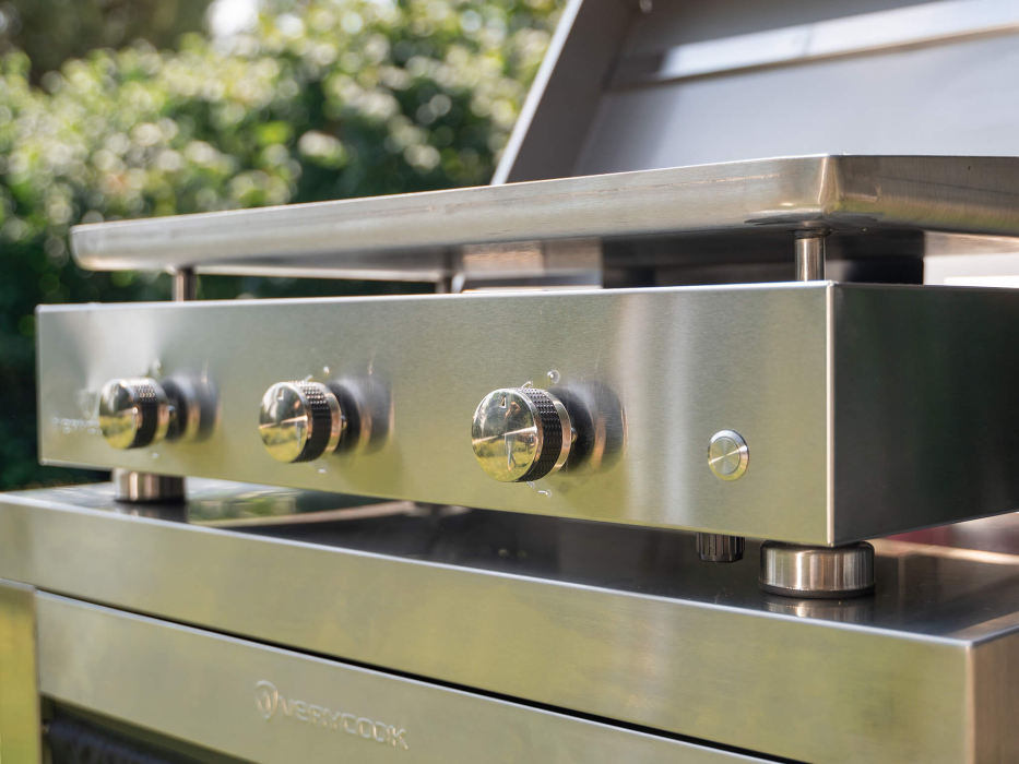 Plancha-Gasgrill SIMPLICITY 3 Brenner - Edelstahlplatte
