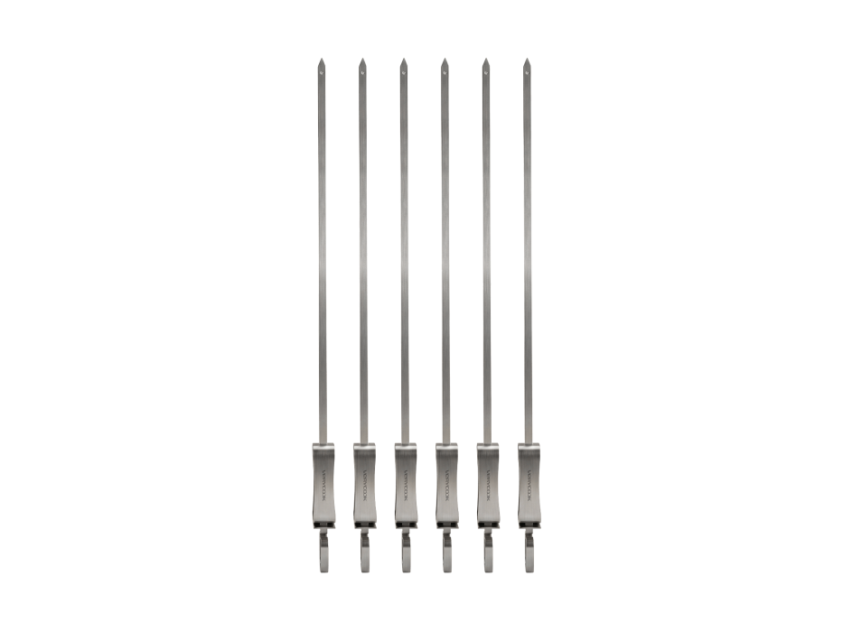 4er Set Spieße, Edelstahl