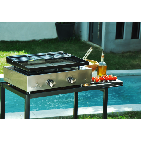 Set Plancha SIMPLICITY 2 Brenner, emaillierte Stahlplatte...