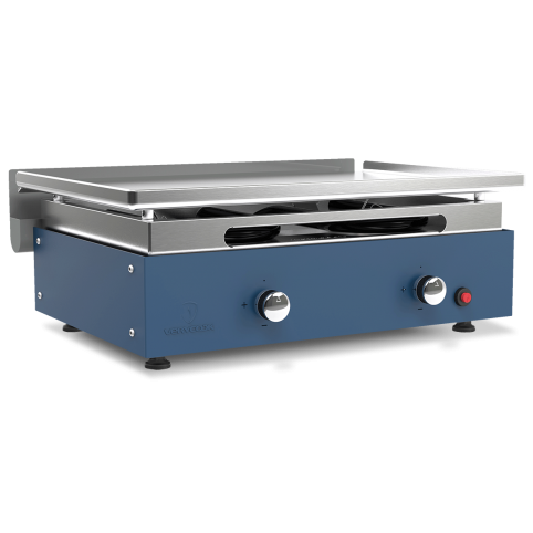 Set Plancha CREATIVE 2 Brenner, Edelstahlplatte + Deckel...